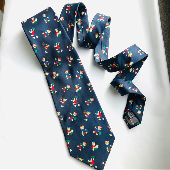 Giorgio Redaelli 100% Italian silk Christmas tie - Picture 7 of 7